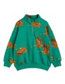 Mini Rodini Ducks aop halfzip sweatshirt