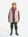 Bobo Choses Mr O'clock all over padded jacket