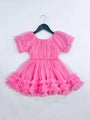 DOLLY PINK PLEASE! FRILLY DRESS Aurora Bubblegum pink