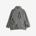 Mini Rodini Penguin Fleece jacket Grey