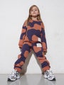 Mainio Swirl Sweatshirt - GOTS. Aragon/Violet Indigo