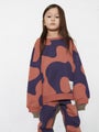 Mainio Swirl Sweatshirt - GOTS. Aragon/Violet Indigo
