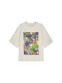 Mainio Flowerfield T-shirt, adults Tofu