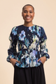 Kaiko  Muse Blouse, Blue Anemone