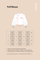 Kaiko  Puff Blouse, Blooming Forest Lilac