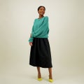 Metsola  Jacquard Skirt -Hame | Licorice