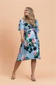 Kaiko Sway Wrap Dress, Water Lily