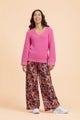 Kaiko V-neck Jumper, Pink