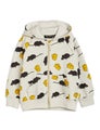 Mini Rodini  Mouse aop zip hoodie