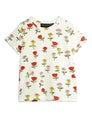 Mini Rodini Roses aop ss tee
