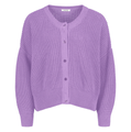 Metsola  Cotton Knit Cardigan -Neuletakki | Lavender