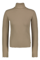 Kaiko  	Rib Rollneck, Taupe