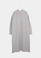 Papu LONG SPLIT CARDIGAN, Melange Grey, Women