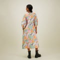 Metsola  Utopy Volume Sleeve Midi Dress -Mekko
