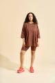 Aarrelabel  Lenita Oversize T-Paita, Leo Copper