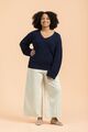 Kaiko  V-neck Jumper, Navy