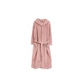 Papu   HOODED BATHROBE, Dusty Pink, Women