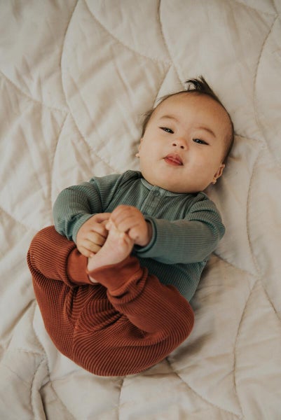 Sproet & Sprout  Waffle legging Brick