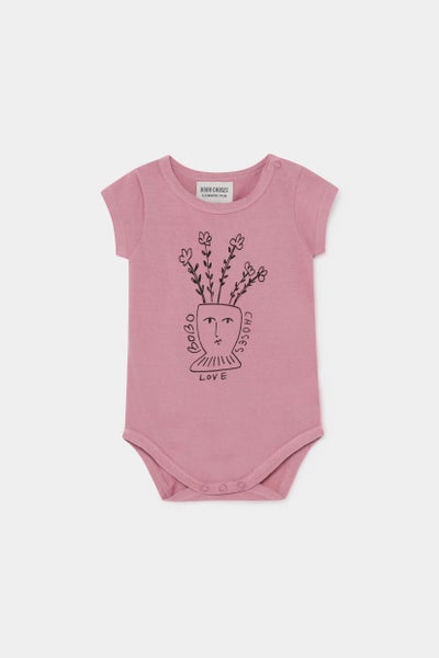 Bobo Choses Flowers Short Sleeve Body
