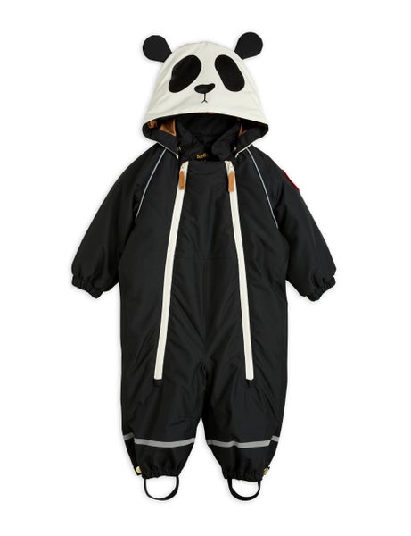 Mini Rodini Alaska panda baby overall
