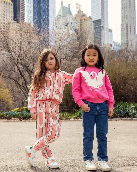 Mini Rodini Swan sp sweatshirt Pink
