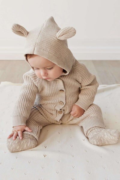 Jamie Kay  Bear Knit Onepiece - Sand Marle Fleck