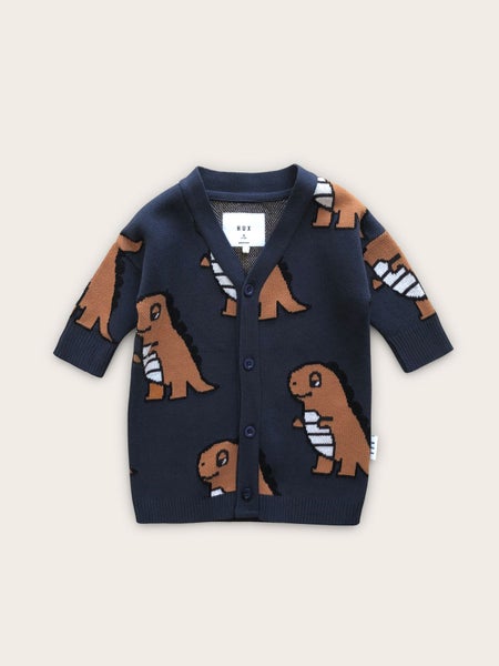 Huxbaby DINO KNIT CARDI