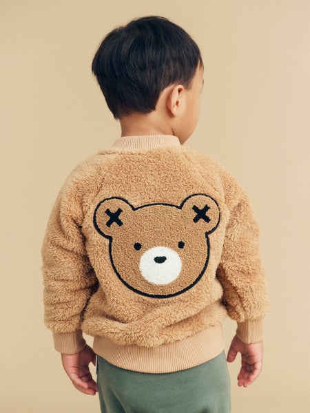 Huxbaby TEDDY BEAR FUR JACKET BEAR