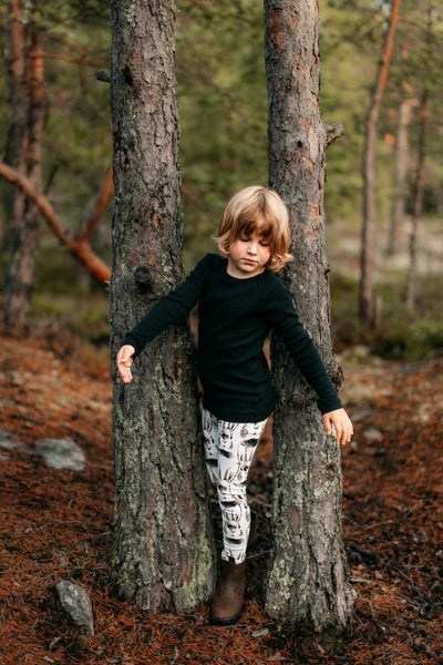 Metsola  RIB SHIRT LS BLACK