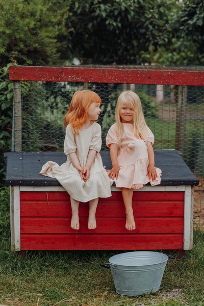 Metsola    TIERED DRESS | MILKY APRICOT