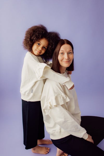 Metsola  FRILL SWEATER | VANILLA