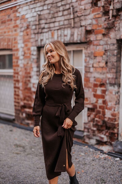 nakoa  Leona Dress, Espresso