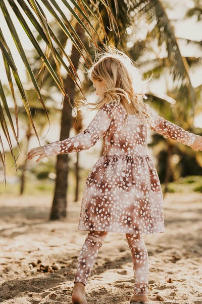 Kaiko  Copper Bambi Dress Ls