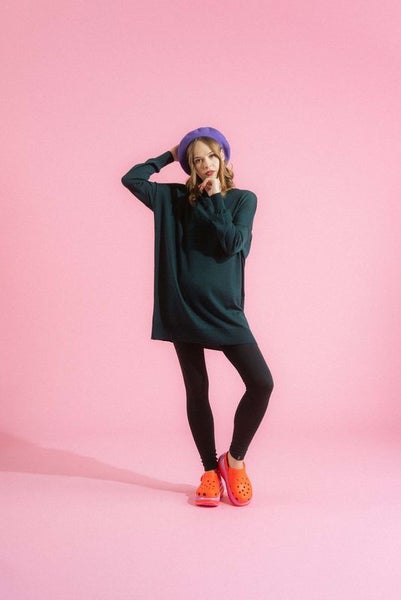 Aarre  Ada Merinovillatunika, Green