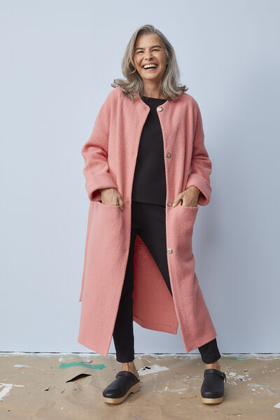 Papu WOOL JACKET, True Coral, Women