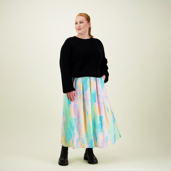 Metsola  Sunset Pleated Skirt -Hame