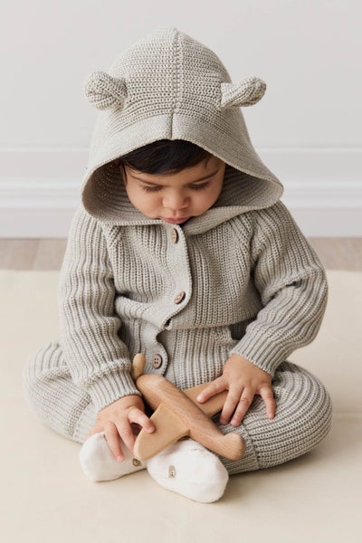 Jamie Kay  Bear Knit Onepiece - Moss Marle
