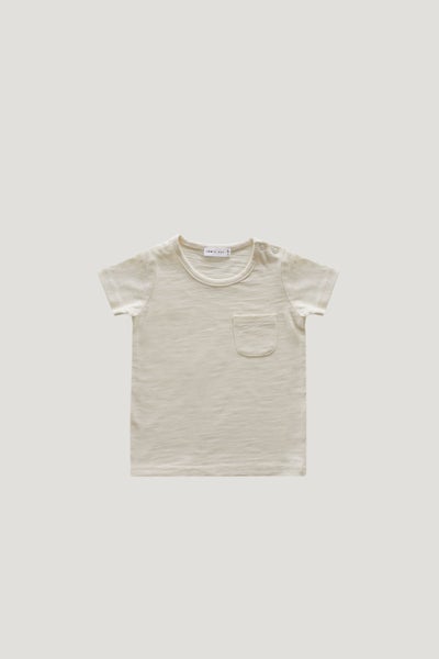 Jamie Kay   Slub Cotton Sam Tee - Cloud