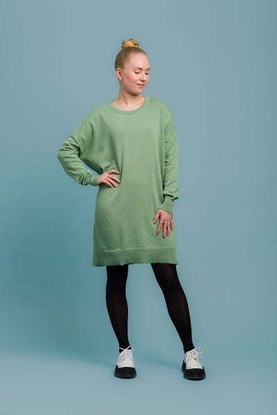 Aarre  Iida cotton tunic, Eucalyptus