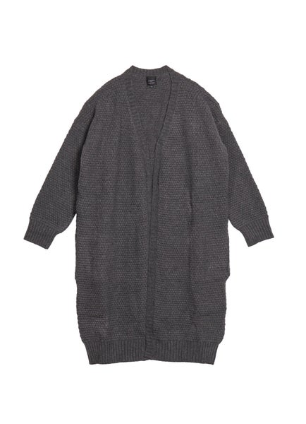 Aarre       Alma wool cardigan, Asphalt grey