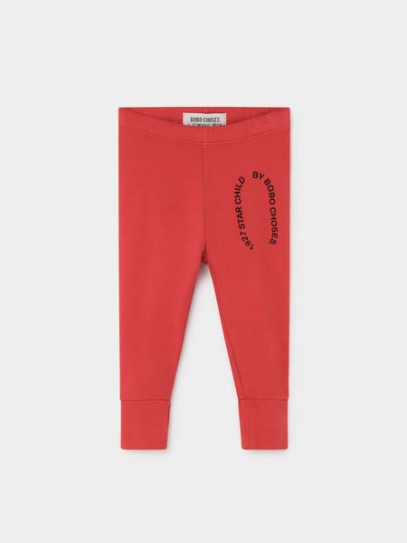 Bobo Choses Starchild Patch Red Leggings
