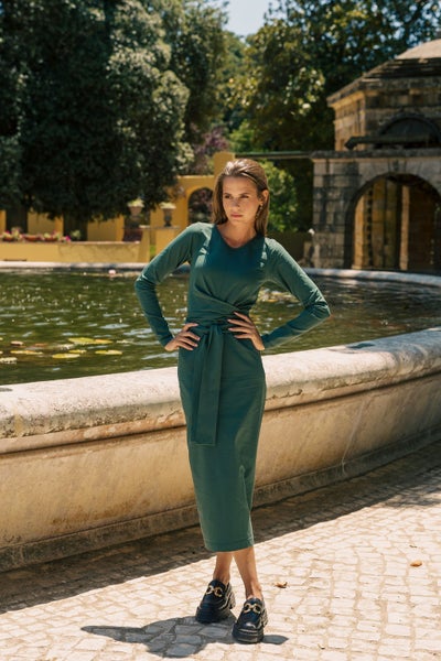 nakoa Zoey Dress  Evergreen