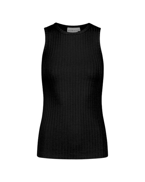 nakoa  Rib Top, Black