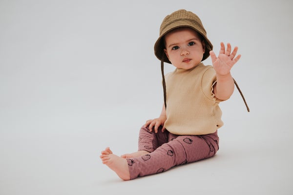 Sproet & Sprout  Pointelle legging print strawberry