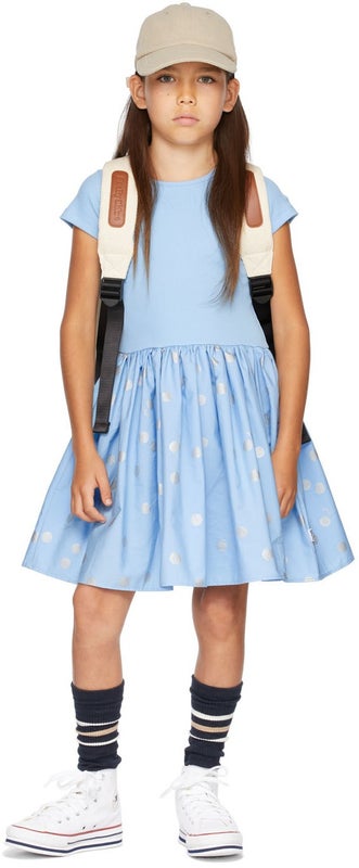 Molo Kids  Cissa - Dress SS  Silver Dots