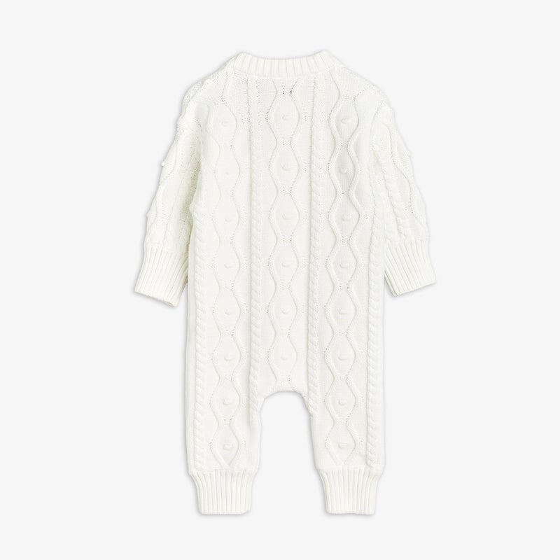 Mini Panda texture knit baby onesie - Limited stock