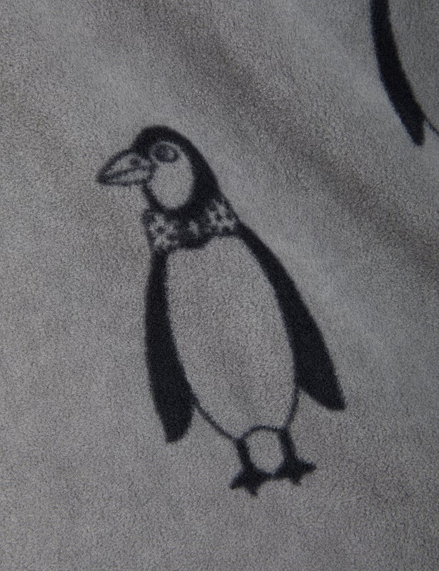 Mini Rodini Penguin Fleece jacket Grey