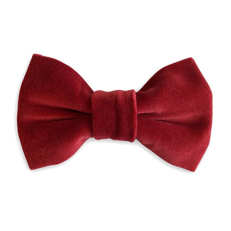 Beau Hudson Santa Red Velvet Bowtie