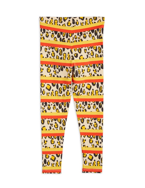 Mini Rodini Leopard stripe aop leggings Multi