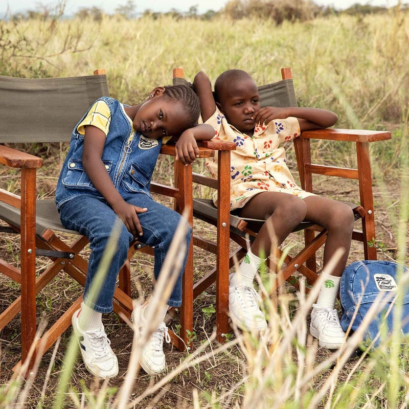 Mini Rodini  Panda woven ss shirt